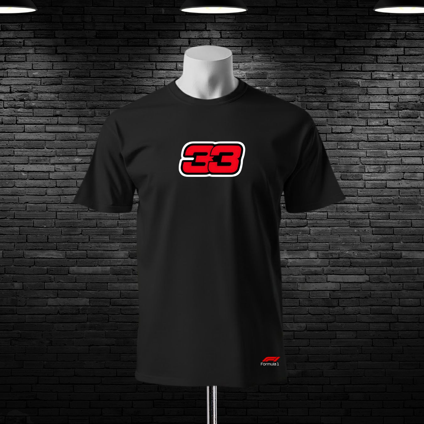 F1 M-Verstappen Back Print Cotton T-shirt - Image 4