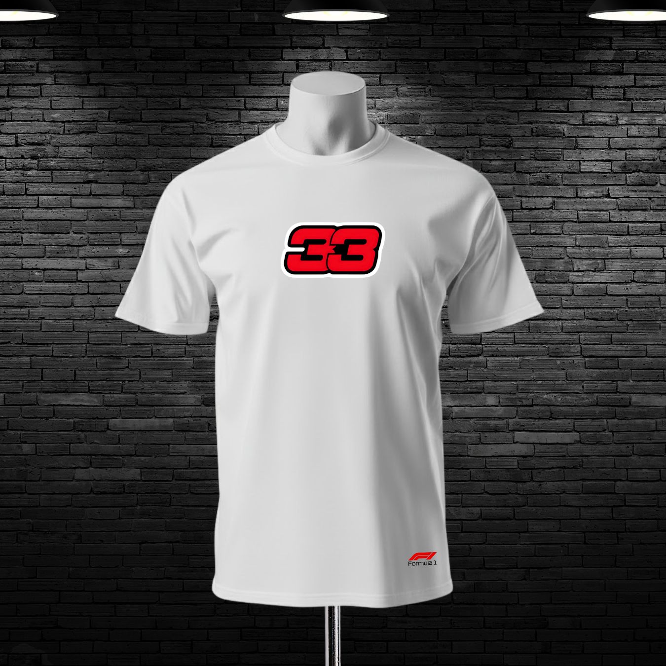 F1 M-Verstappen Back Print Cotton T-shirt - Image 2