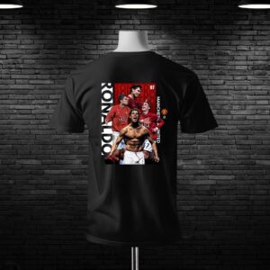 C-Ronaldo Back Print Cotton T-shirt