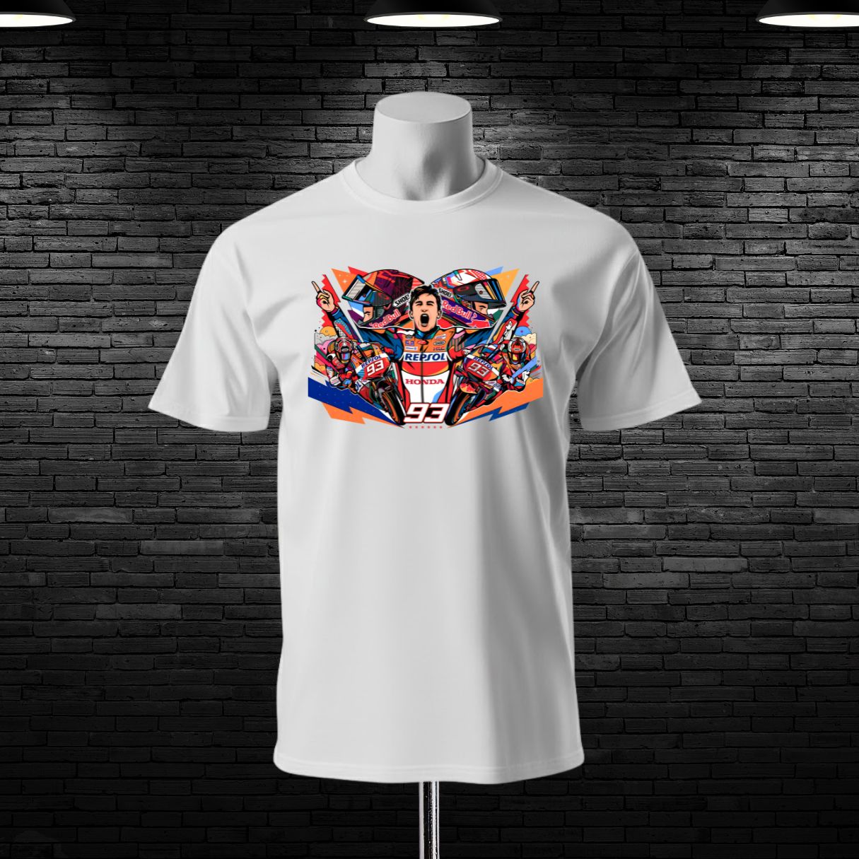 M-Marcquez Printed Cotton T-shirt