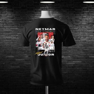 Neymar Santos FC Back Print Cotton T-shirt