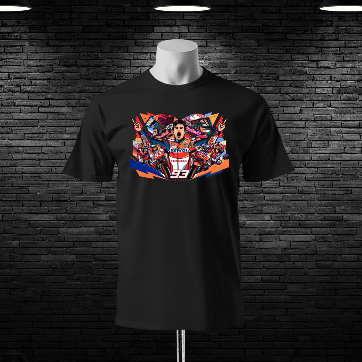 M-Marcquez Printed Cotton T-shirt - Image 3