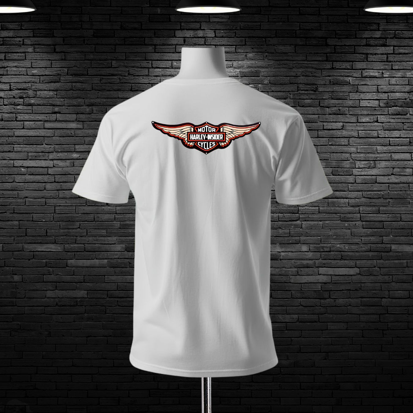 Harley-D Printed Cotton T-shirt - Image 2