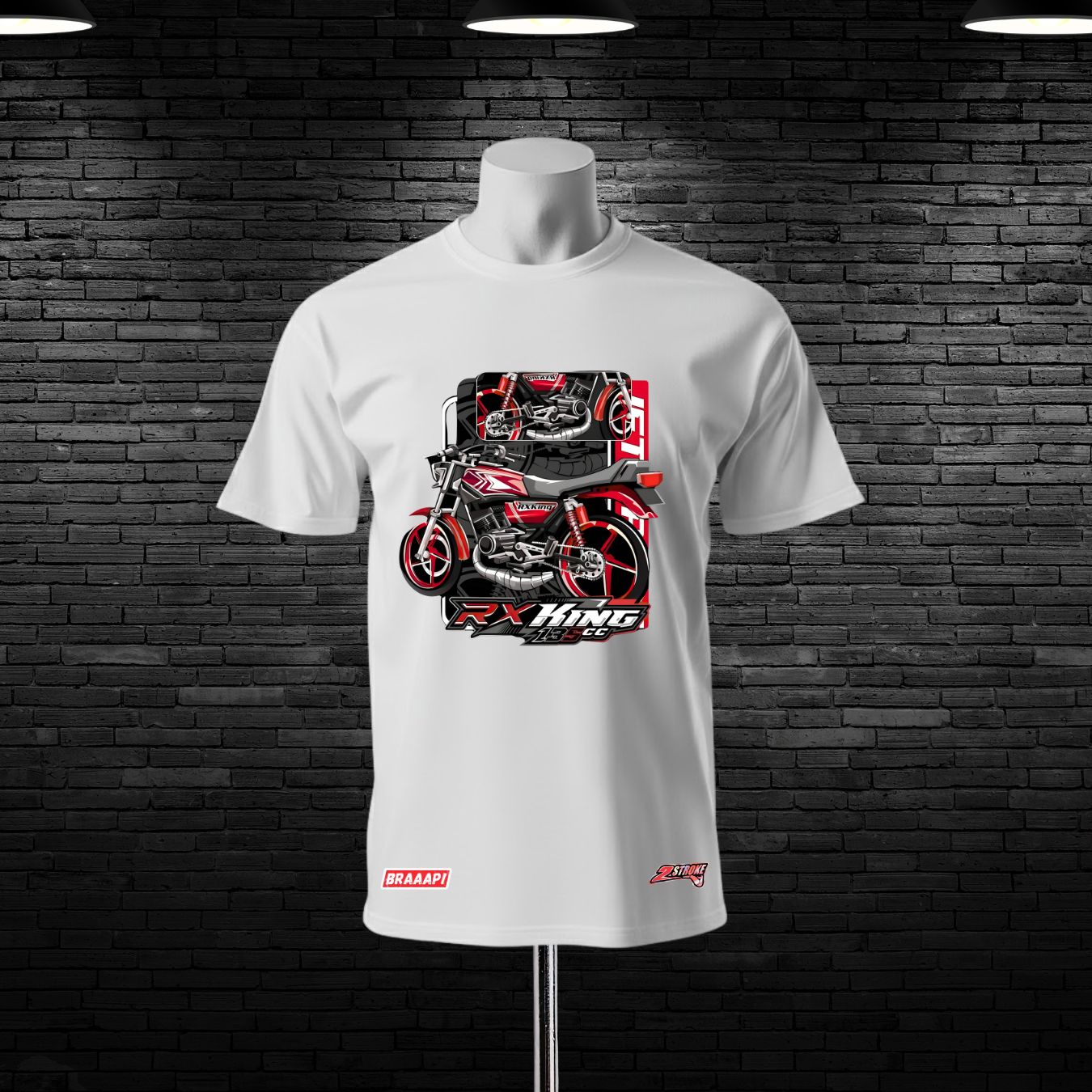 Yamaha RX King Printed Cotton T-shirt - Image 2