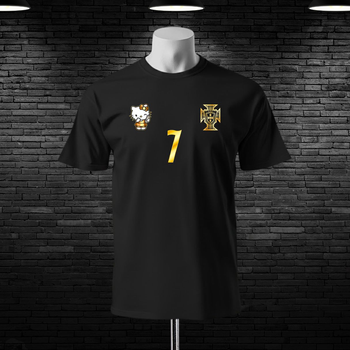 C. Ronaldo Custom Printed Cotton T-shirt - Image 2