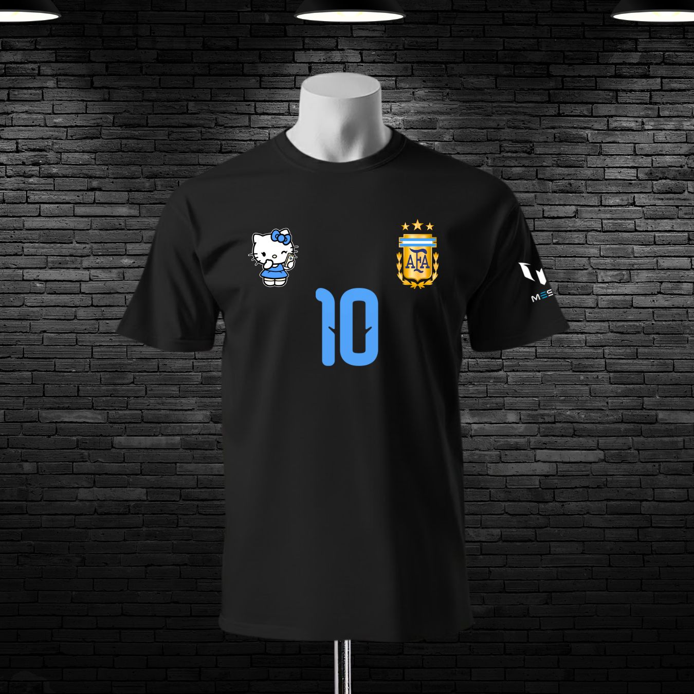 L. Messi Custom Printed Cotton T-shirt - Image 2