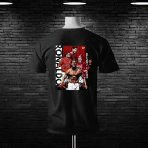 C-Ronaldo Back Print Cotton T-shirt