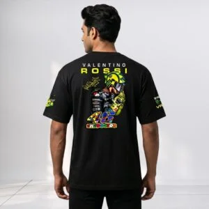 Valentino Rossi 46 Printed Oversized T-Shirt