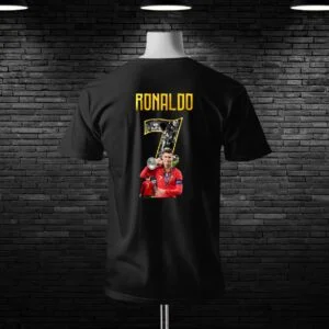 C. Ronaldo Custom Printed Cotton T-shirt