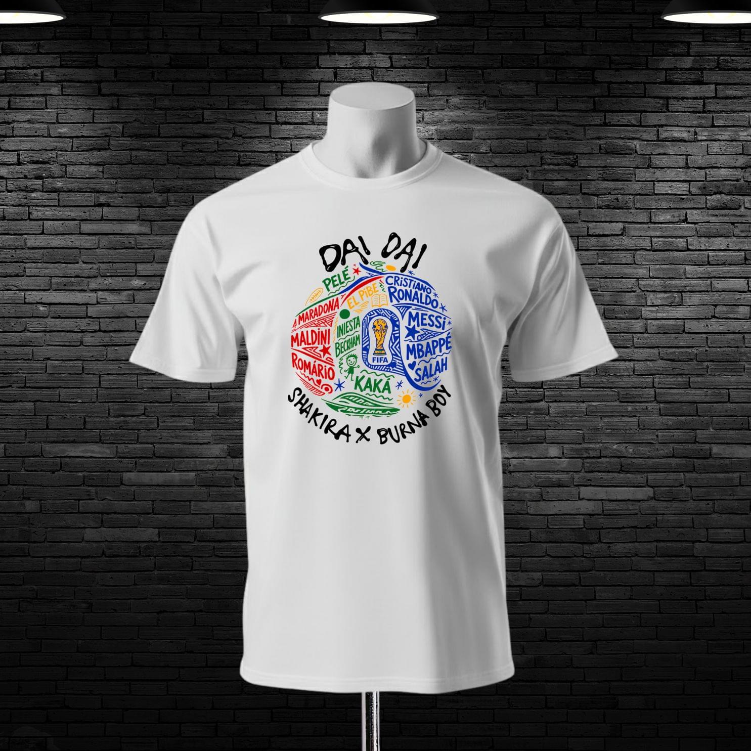 Dai Dai FIFA World Cup 2026 Custom Printed Cotton T-shirt